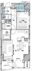 イクシア文京千駄木 2階 間取り図