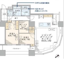 東京ツインパークス ライトウィング 10階 間取り図