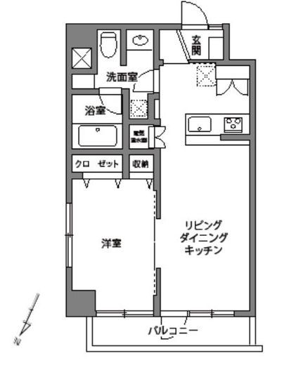 フォレスタリカ白金 8階 間取り図