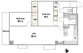 白金台桜苑マンション 3階 間取り図