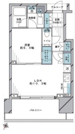 パークアクシス高田馬場 25階 間取り図