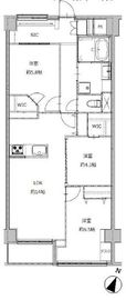 シーアイマンション碑文谷 2階 間取り図