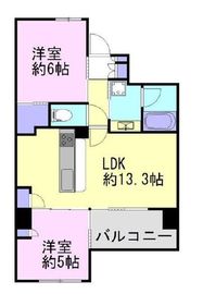 セントラルレジデンス笹塚 2階 間取り図