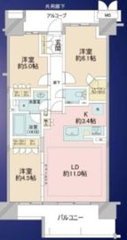 インプレスト東京八丁堀 6階 間取り図