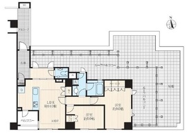 グランレ・ジェイド等々力 4階 間取り図