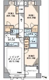 クラッシィハウス白金 3階 間取り図