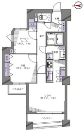 ラヴォア荻窪 4階 間取り図