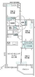 ファミール千川 4階 間取り図