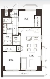 秀和田町レジデンス 5階 間取り図