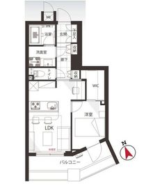 ラヴォーグ南青山 3階 間取り図