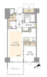 パークハビオ八丁堀 2階 間取り図