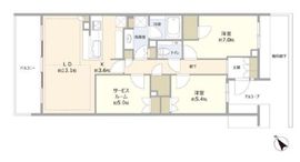 桜プレイス 8階 間取り図