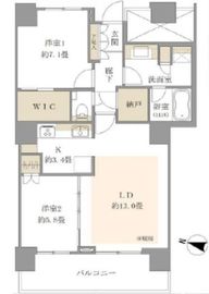 イーストコモンズ清澄白河セントラルタワー 22階 間取り図