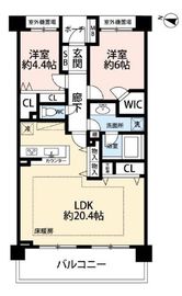 リーベスト桜新町 2階 間取り図