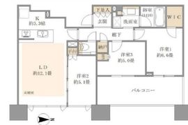 シティタワー武蔵小杉 40階 間取り図