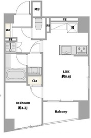 エクセルシオール麻布 3階 間取り図