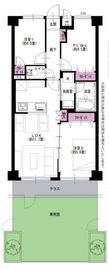 クレッセント尾山台 1階 間取り図