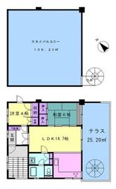 アパートメンツ不動前 3階 間取り図