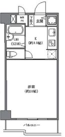 飯田橋ハイタウン 6階 間取り図