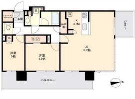 シティタワーズ東京ベイ 26階 間取り図