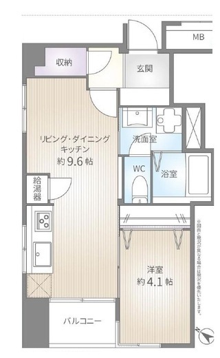 モンテベルデ六義園 9階 間取り図