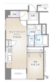 モンテベルデ六義園 9階 間取り図