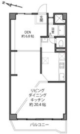 レジディア恵比寿2 5階 間取り図
