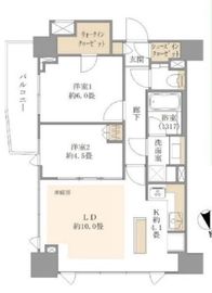 レジディア市ヶ谷 24階 間取り図