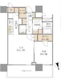 パークシティ中央湊ザタワー 12階 間取り図