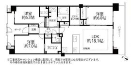 ニュートンプレイス 13階 間取り図