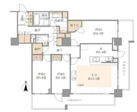 フルール田町 4階 間取り図