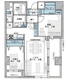オープンレジデンシア銀座est 7階 間取り図