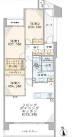 ファミールグラン高井戸デュープレックス 7階 間取り図