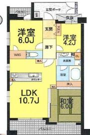 コスモ新丸子アーバンフォルム 5階 間取り図