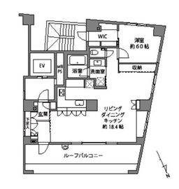 コンフォリア豊洲 6階 間取り図