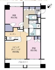 ファミールグラン銀座4丁目 5階 間取り図
