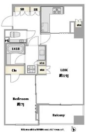 プレミスト南青山 2階 間取り図