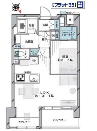 ラ・レジダンス・ド・白金台 1階 間取り図