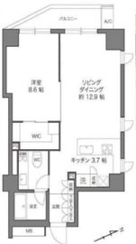 レグノ・ラフィネ南青山 2階 間取り図