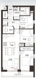 日本橋三越前アムフラット壱番館 3階 間取り図