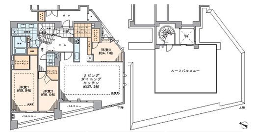 品川グラスレジデンス 12階 間取り図