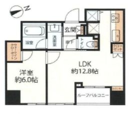 オープンレジデンシア南青山骨董通り 2階 間取り図