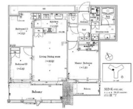 スカイズタワー＆ガーデン 26階 間取り図