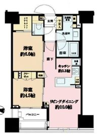 シティタワー銀座東 8階 間取り図