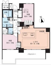 ザ・パークハウス板橋大山大楠ノ杜 2階 間取り図