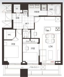 ブランズ四番町 13階 間取り図