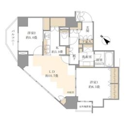 パークハウス本駒込 5階 間取り図