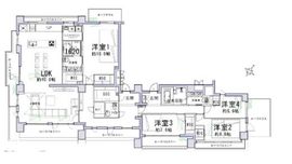 ライオンズマンション南青山グランフォート 7階 間取り図