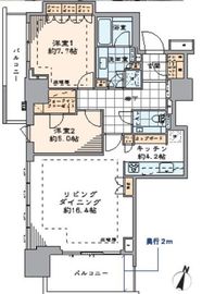 パークコート三番町ヒルトップレジデンス 5階 間取り図