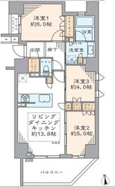 リストレジデンス浅草国際通り 10階 間取り図